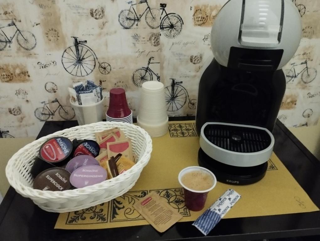 Coffee and tea making facilities at Bed&Dreams in Salento Camera Matrimoniale con bagno privato