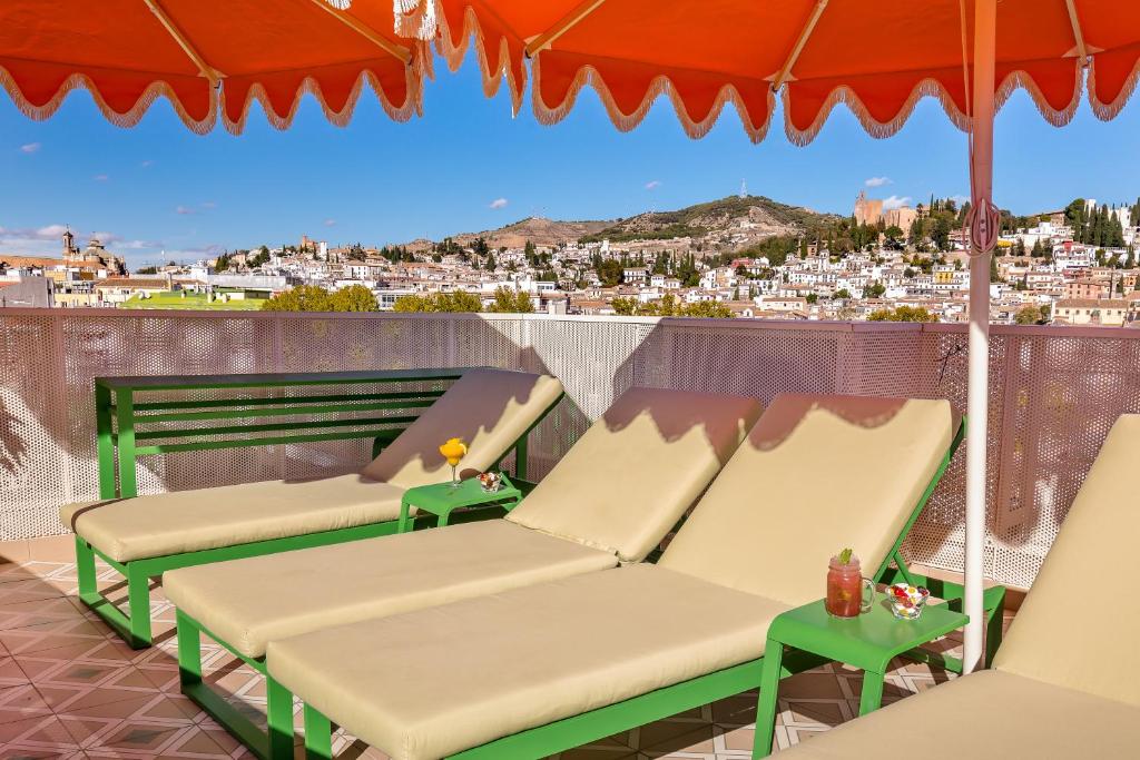 Balkón nebo terasa v ubytování Barceló Carmen Granada