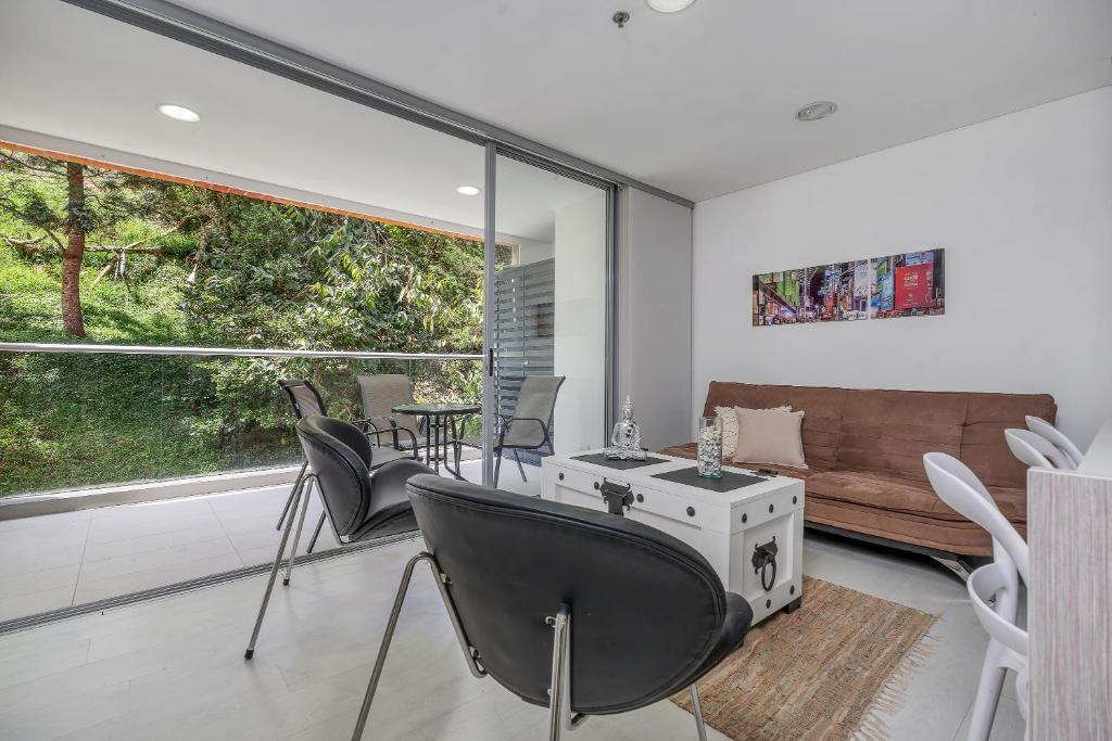 Posezení v ubytování PORTANOVA Suites by ADVENTU