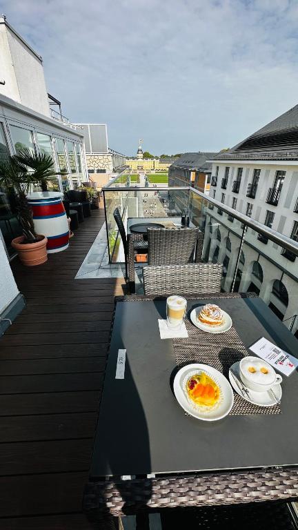 Balkón nebo terasa v ubytování Hotel Am Markt