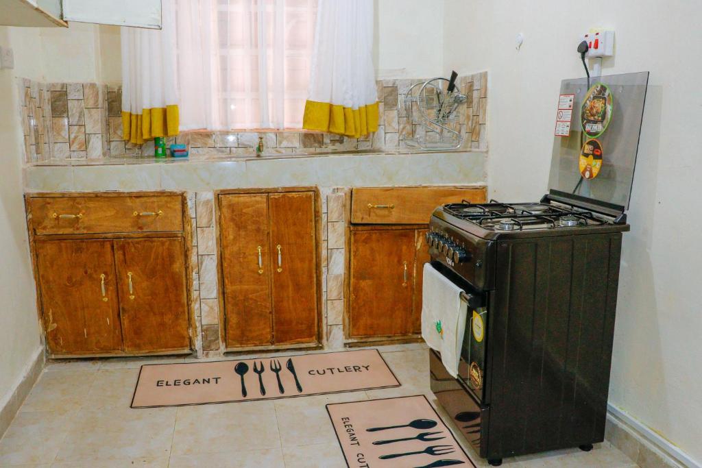 Kuchyň nebo kuchyňský kout v ubytování J&J luxury homes