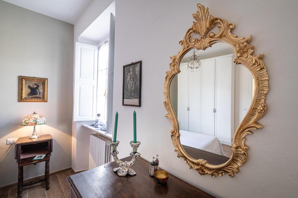 Koupelna v ubytování La casa del pittore Squillantini suite