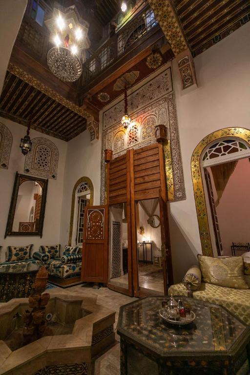 Posezení v ubytování RIAD DAR DIWAN