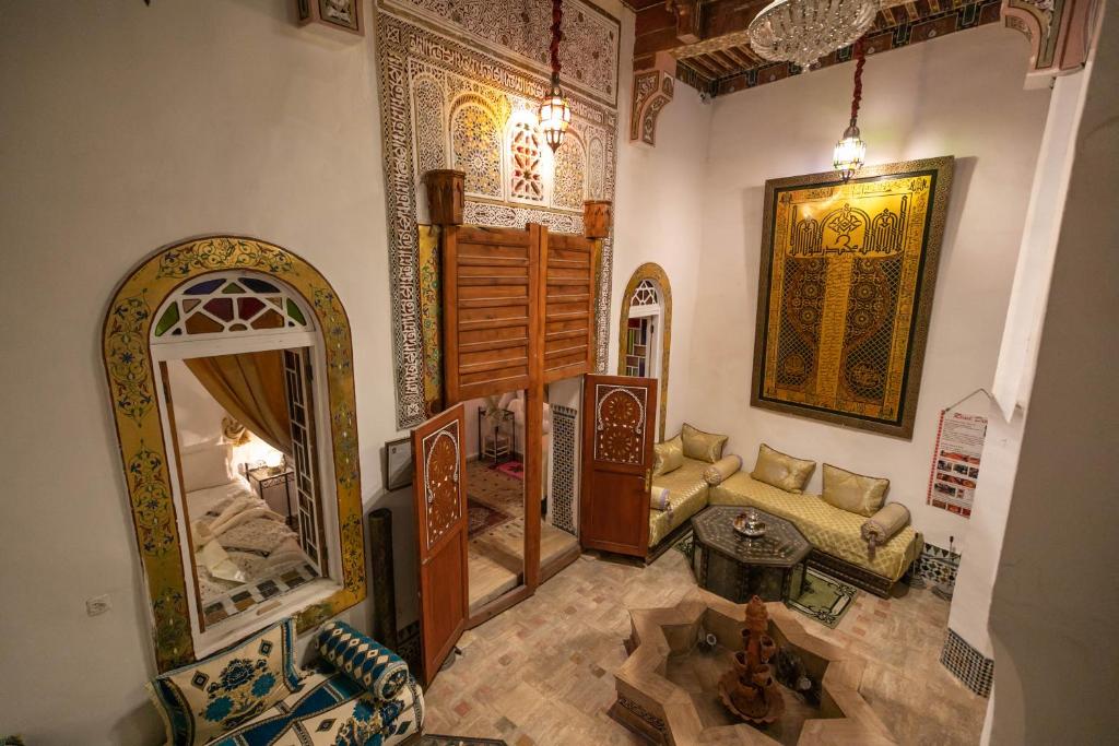 Posezení v ubytování RIAD DAR DIWAN