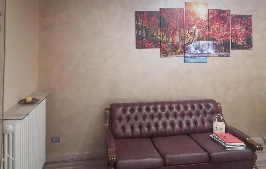 A seating area at Lovely Apartment In Luco Dei Marsi With Kitchen