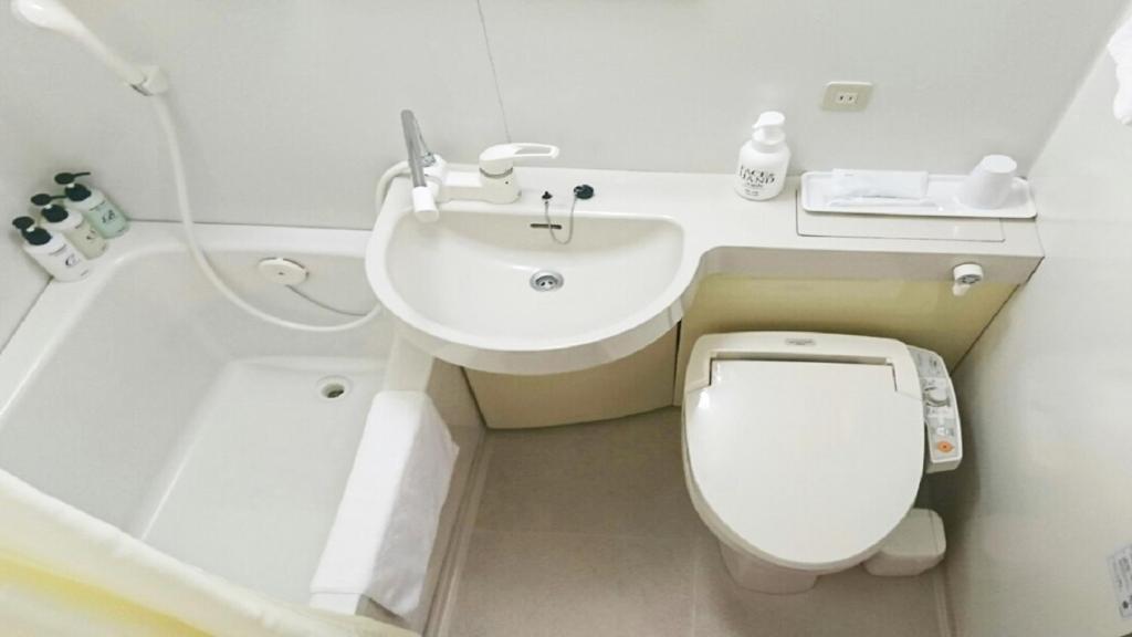 Koupelna v ubytování Smile Hotel Kitaasaka