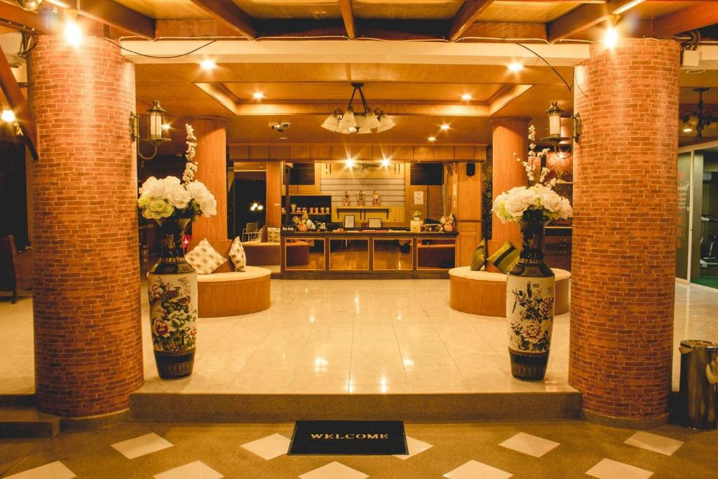 Vstupní hala nebo recepce v ubytování Natural Samui Hotel