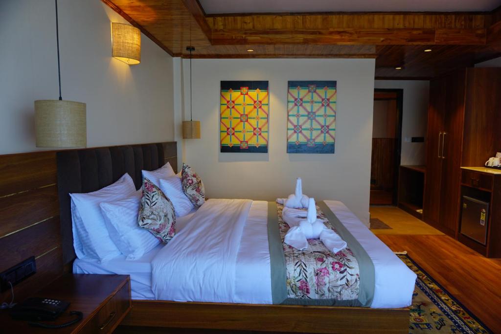Postel nebo postele na pokoji v ubytování Gakhil Boutique Hotel