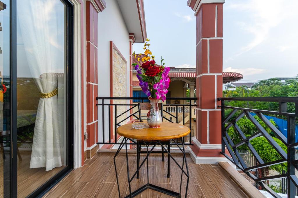 Balkón nebo terasa v ubytování 855 Villa S R