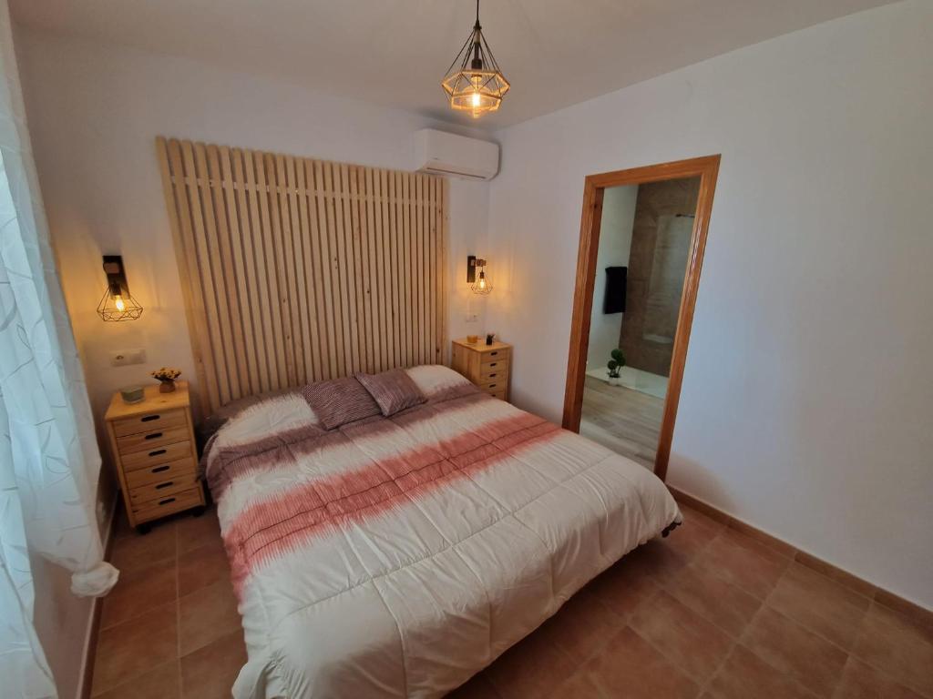 Postel nebo postele na pokoji v ubytování Tower house