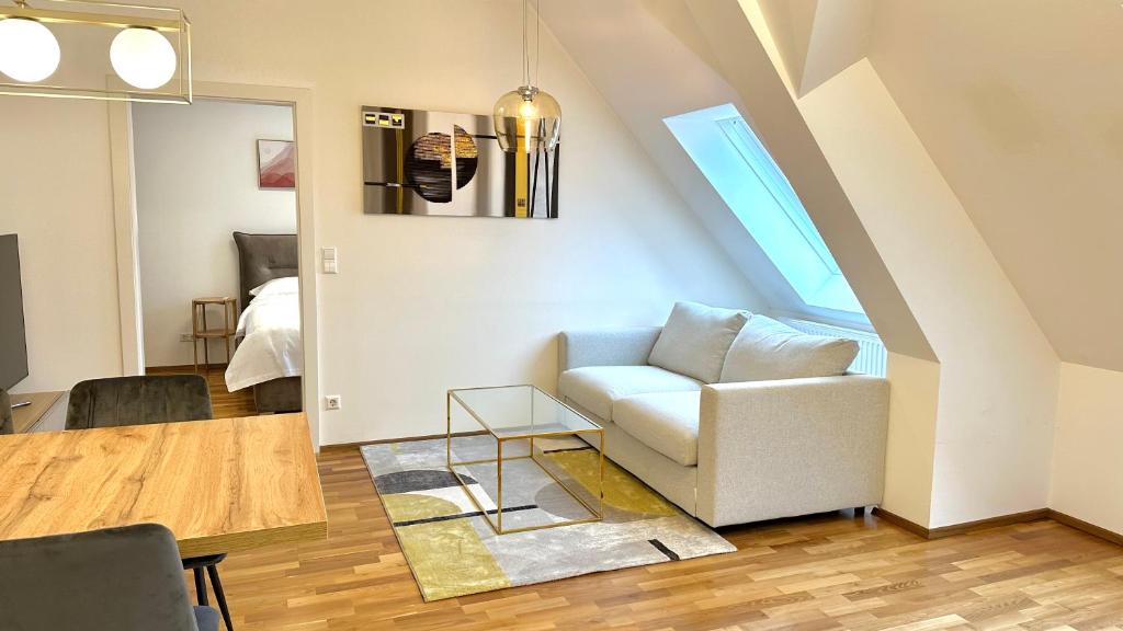 Posezení v ubytování City Apartment Sankt Pölten