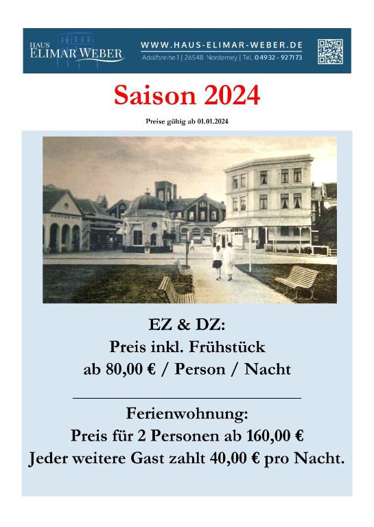 Mynd úr myndasafni af Haus Elimar Weber í Norderney