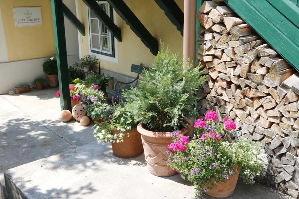 Zahrada ubytování Modernes Apartment in altem Bauernhaus