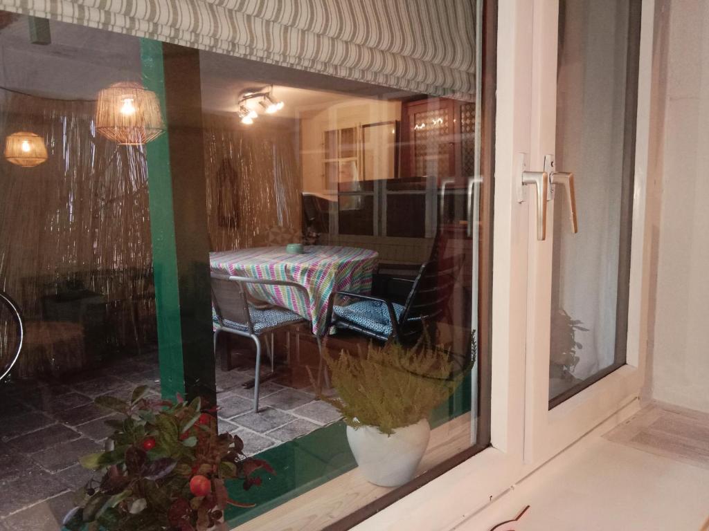 Patio nebo venkovní prostory v ubytování Studio in Altstadthaus