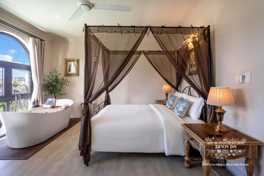 Devon Inn - Habitación Doble De Lujo Con Baño