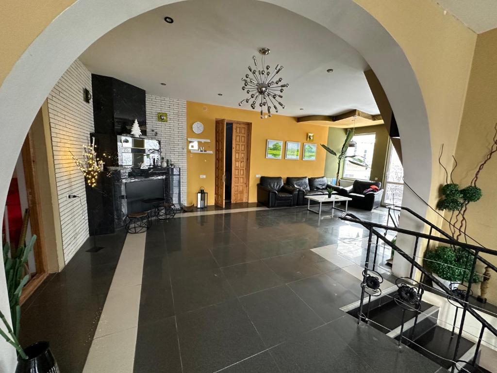 Posezení v ubytování Green Villa Tsaghveri