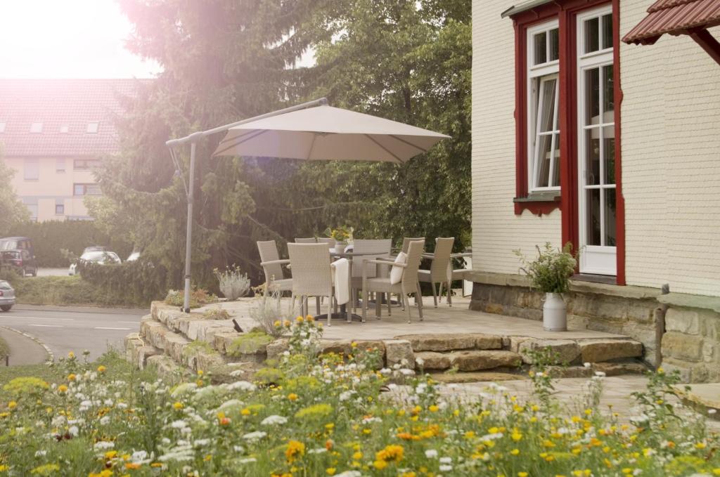 Zahrada ubytování Gästehaus "Unsere Stadtvilla" Hechingen