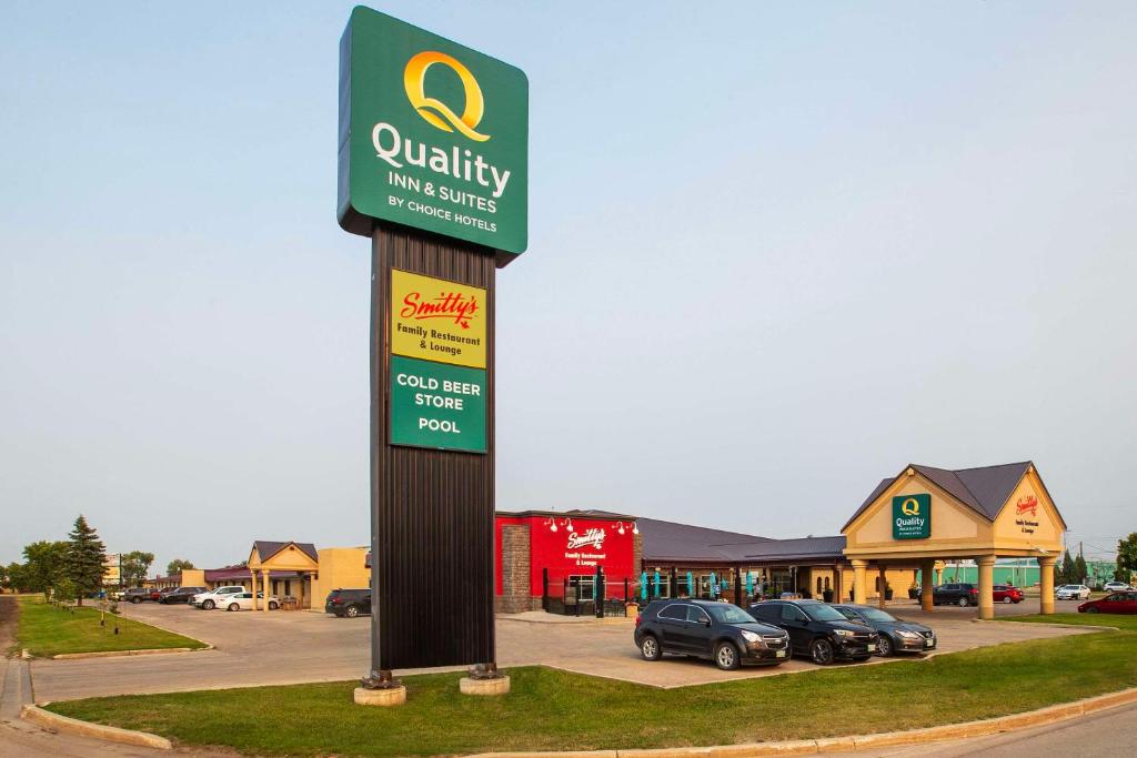 Certifikát, hodnocení, plakát nebo jiný dokument vystavený v ubytování Quality Inn & Suites