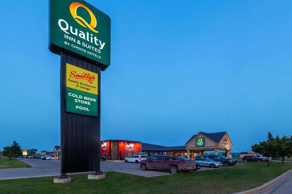Certifikát, hodnocení, plakát nebo jiný dokument vystavený v ubytování Quality Inn & Suites