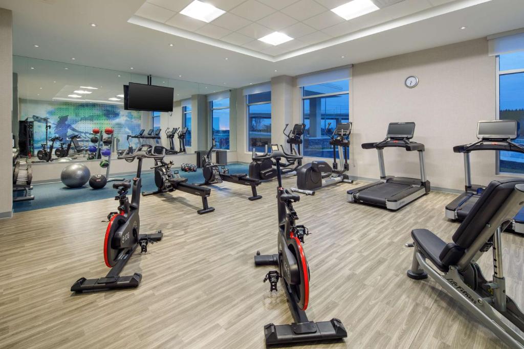 Fitness centrum a/nebo fitness zařízení v ubytování Hyatt Place Kent Narrows And Marina