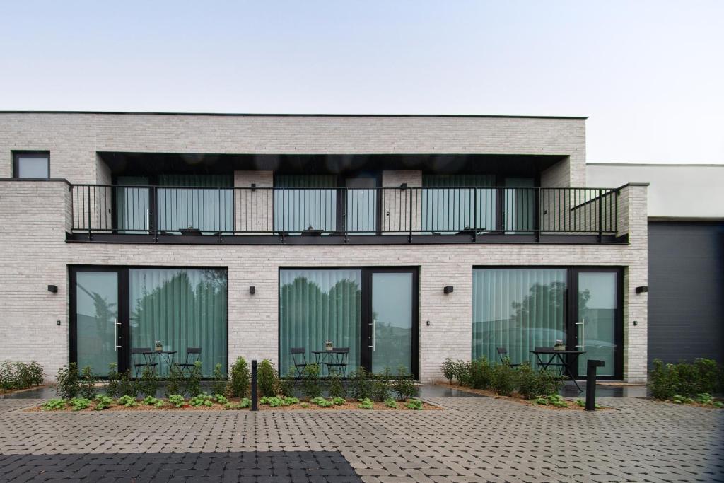 Budova, kde se aparthotel nachází