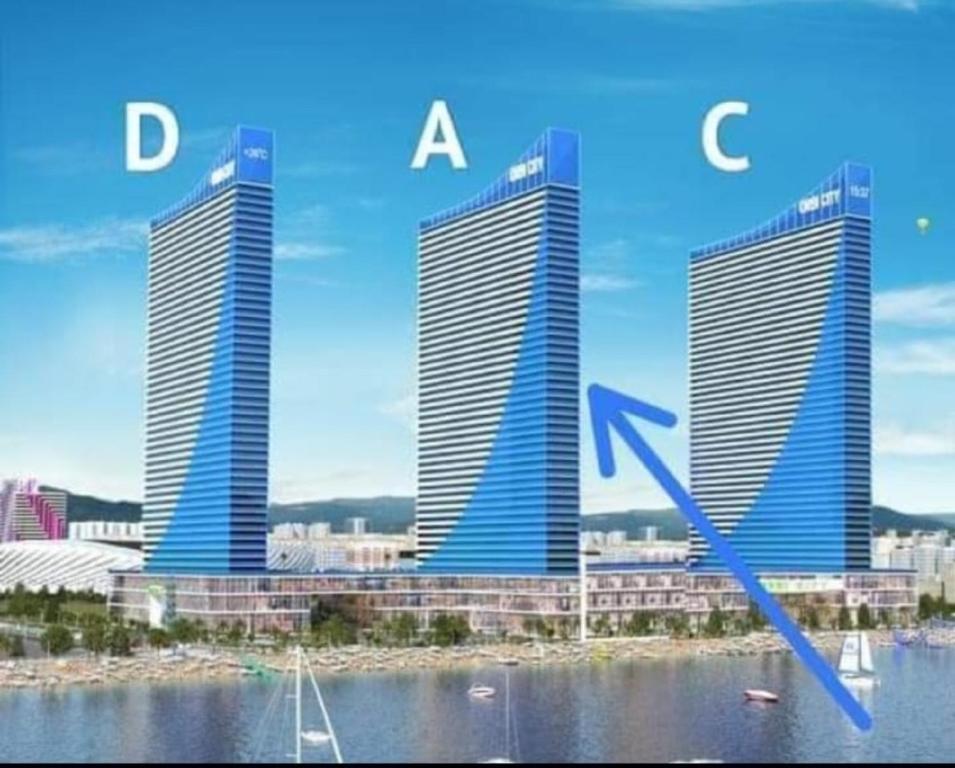 Nespecifikovaný výhled na destinaci Batumi nebo výhled na město při pohledu z hotelu