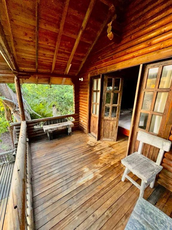 Balkón nebo terasa v ubytování Mistica Island Hostel - Isla Palma