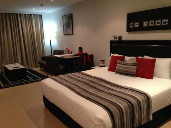 Ein Bett oder Betten in einem Zimmer der Unterkunft Khalifa Kodji Hotel