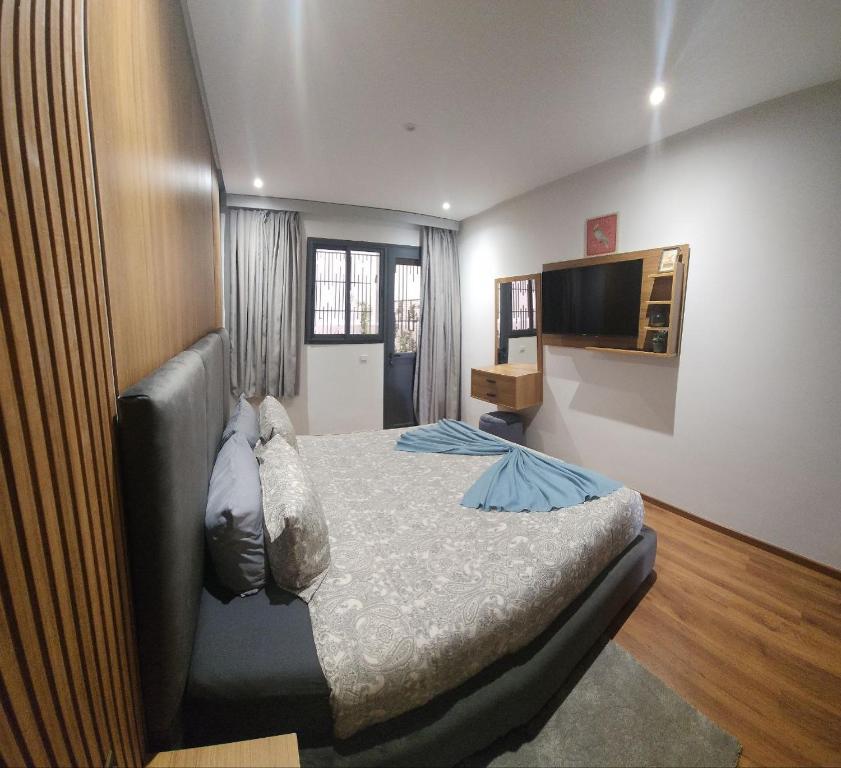 TV a/nebo společenská místnost v ubytování ABM house