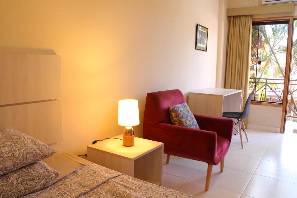 Posezení v ubytování De la Mora Hostal