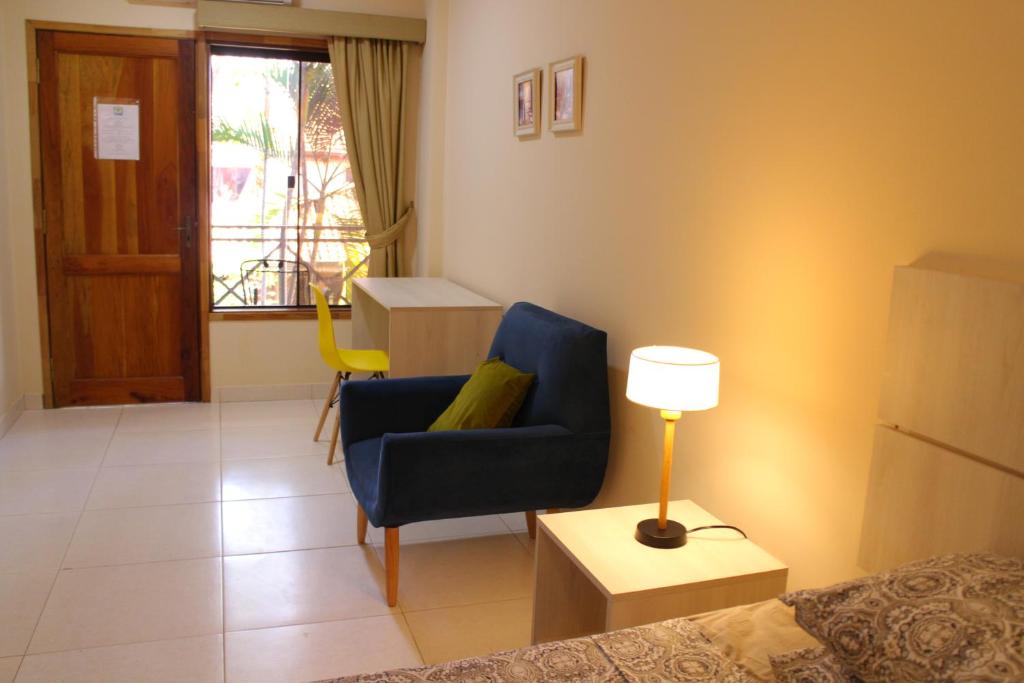 Posezení v ubytování De la Mora Hostal