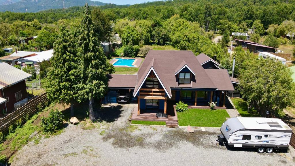 A bird's-eye view of Casa Recinto