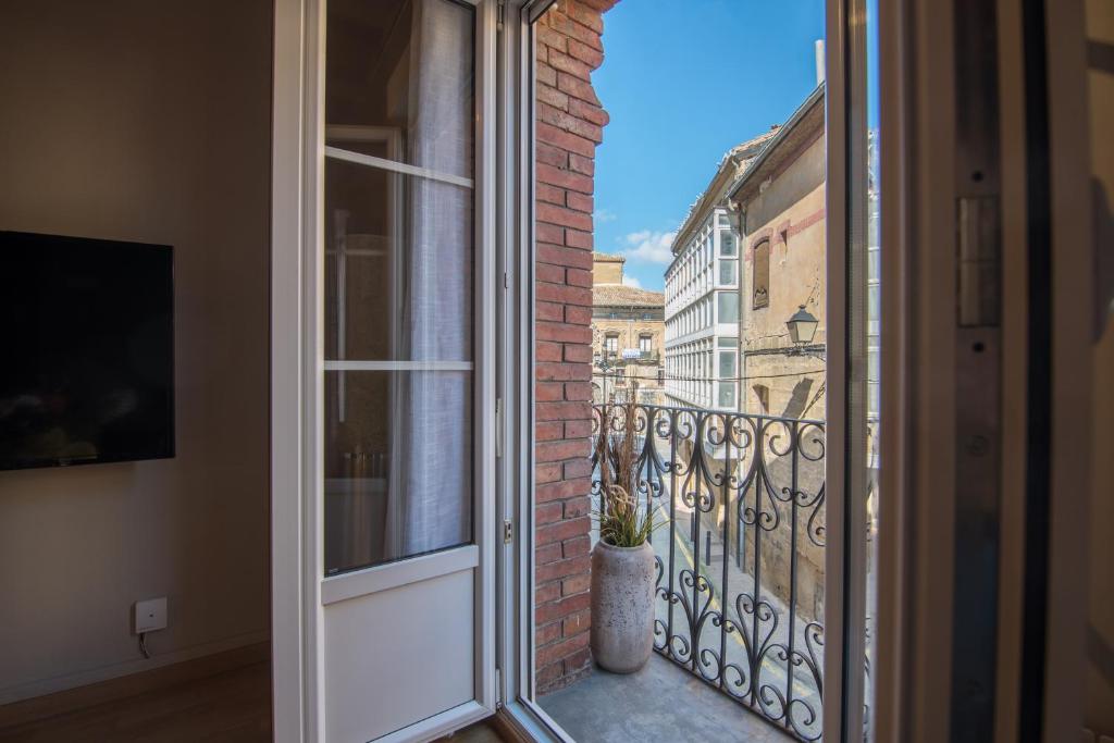 A balcony or terrace at Haro Apartments