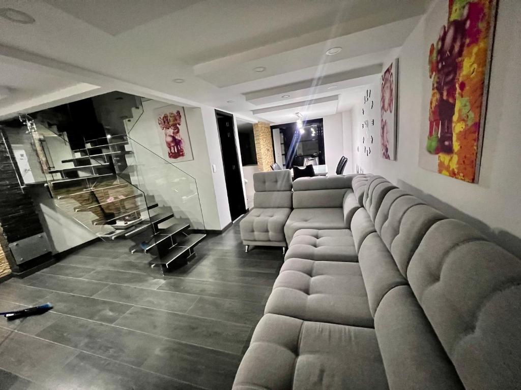 Posezení v ubytování Casa vacacional en Pereira