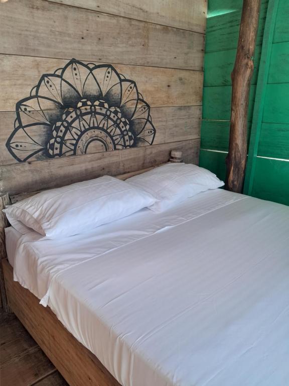 Postel nebo postele na pokoji v ubytování Mi Cabañita Guest House