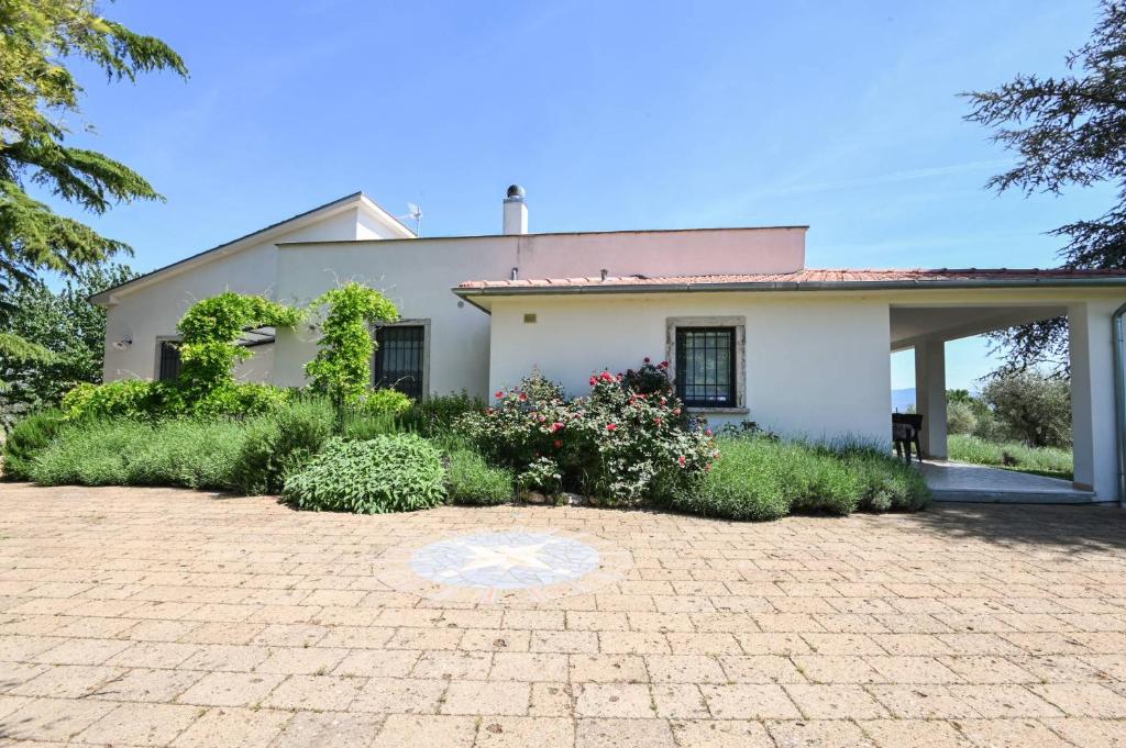 Vonkajšia záhrada v ubytovaní Podere Campo del Piano