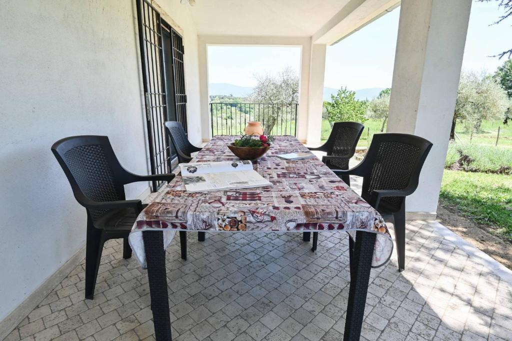 Balkón alebo terasa v ubytovaní Podere Campo del Piano