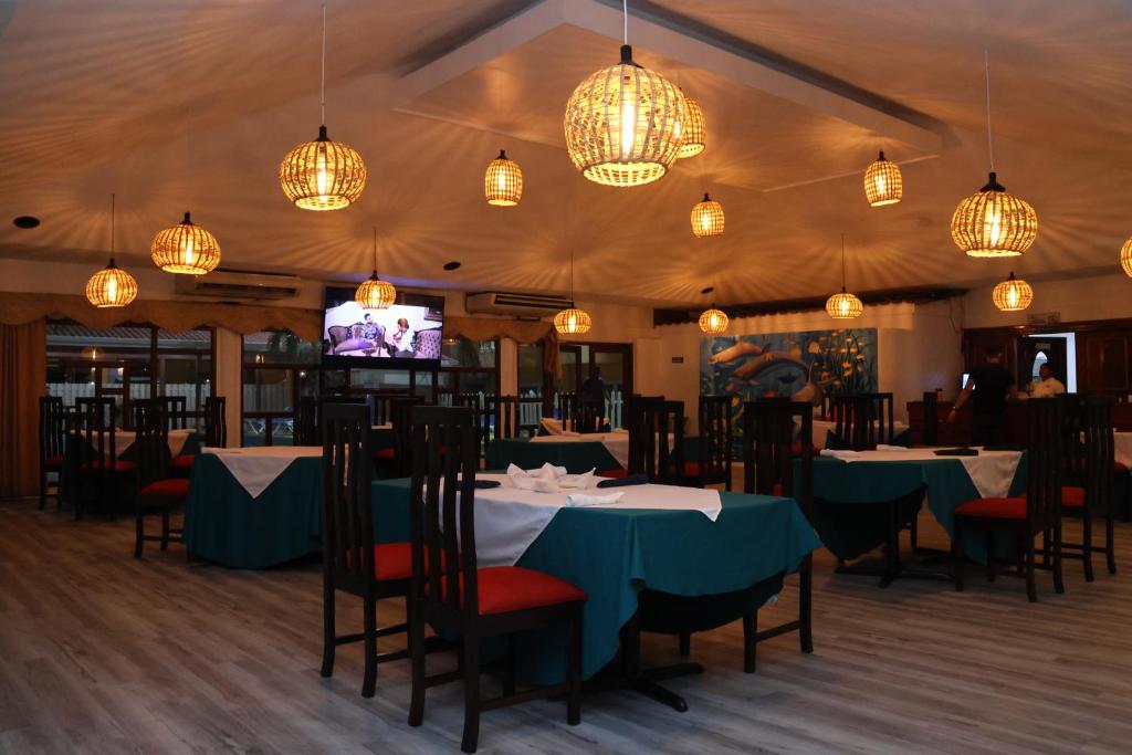 Restaurace v ubytování Hotel Partenon Beach