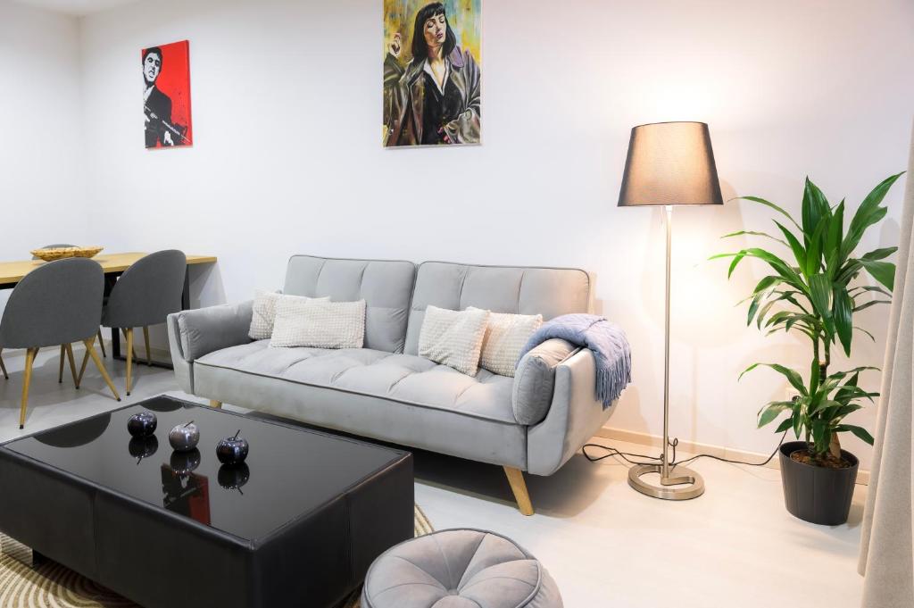 Posezení v ubytování Apartmán Štefánik #1