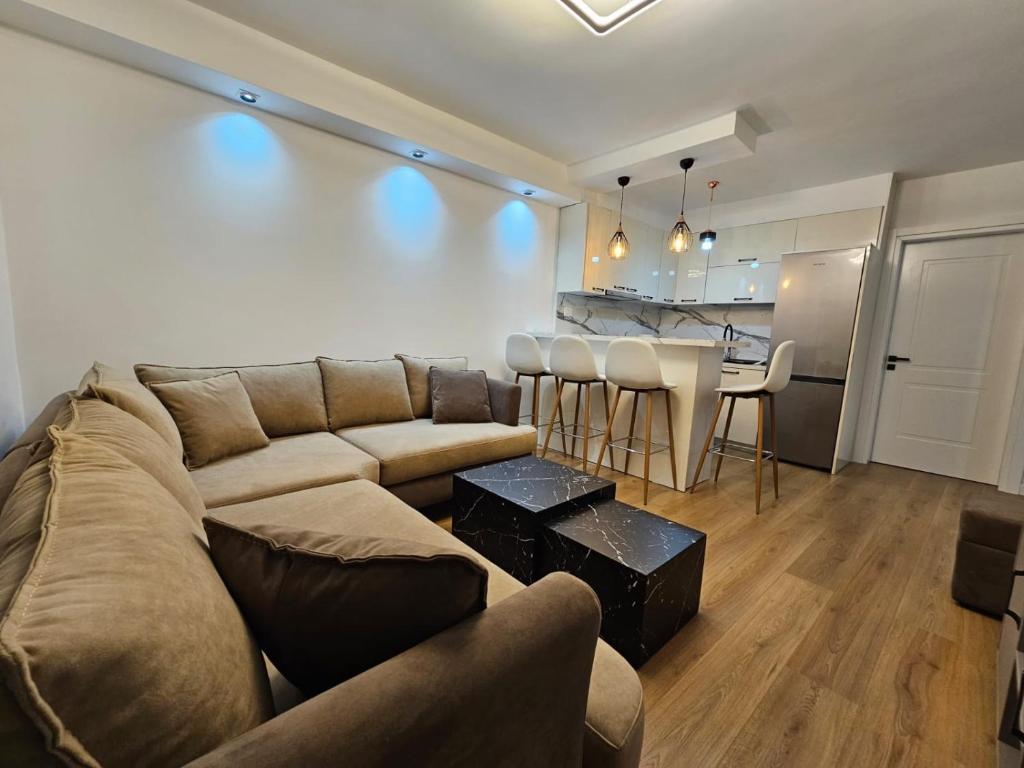Η κουζίνα ή μικρή κουζίνα στο Elois Luxury Apartment