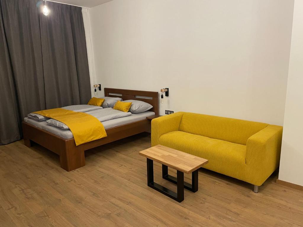 Postel nebo postele na pokoji v ubytování Apartment Elinel