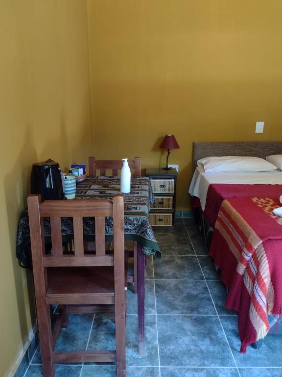 Postel nebo postele na pokoji v ubytování Doña Velia