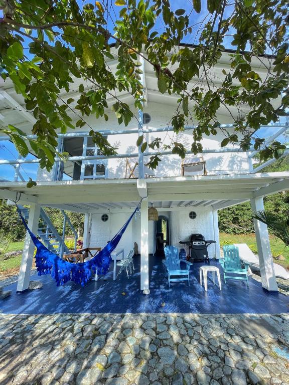Balkón nebo terasa v ubytování Hermosa Casa frente al Río