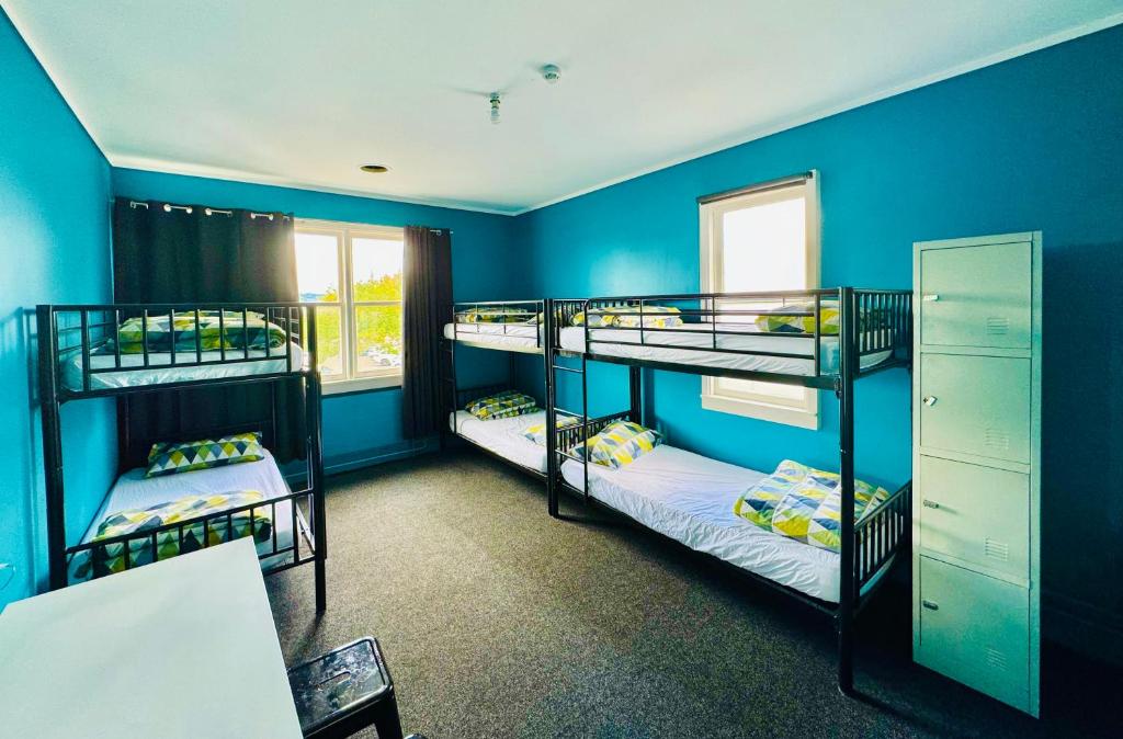 Postel nebo postele na pokoji v ubytování Crashpalace Backpackers