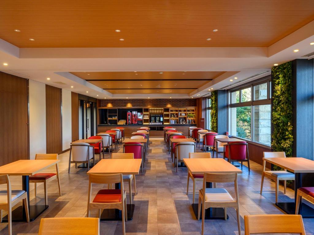 Restaurant ou autre lieu de restauration dans l'établissement KAMENOI HOTEL Atami