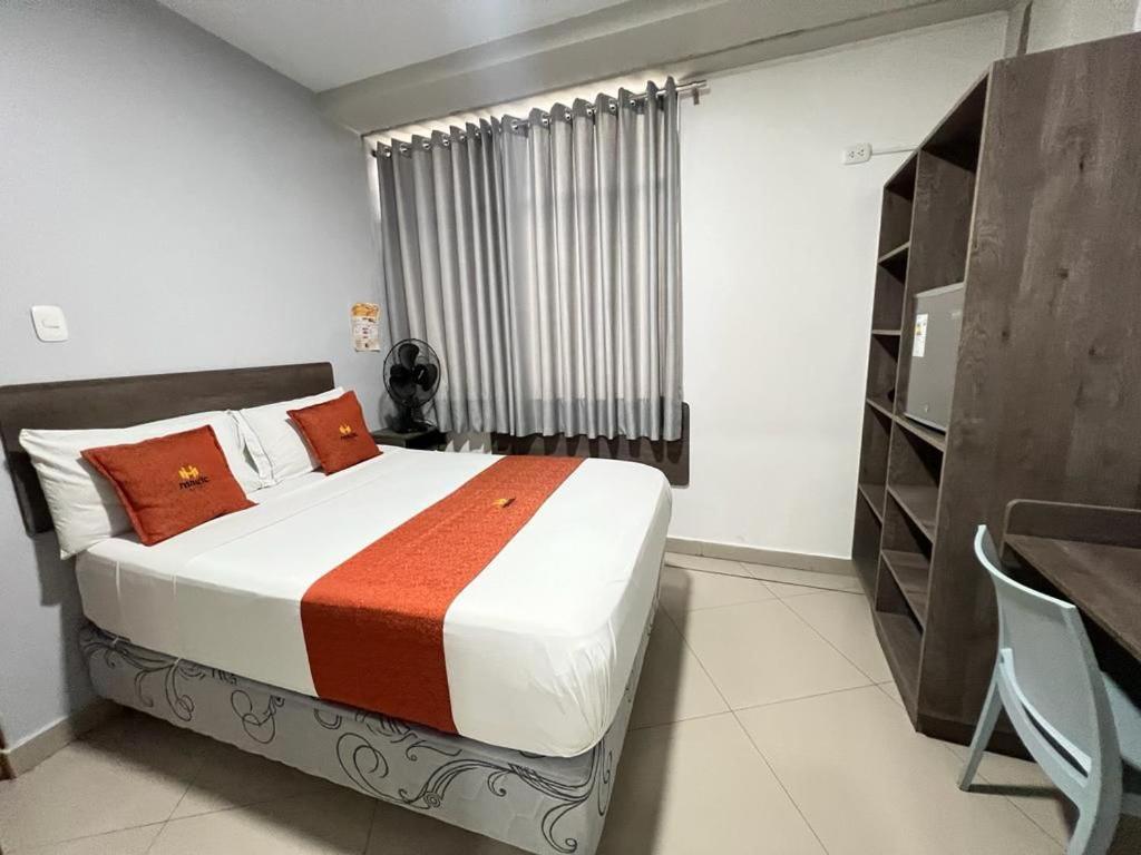 Postel nebo postele na pokoji v ubytování HOTEL MAGIC