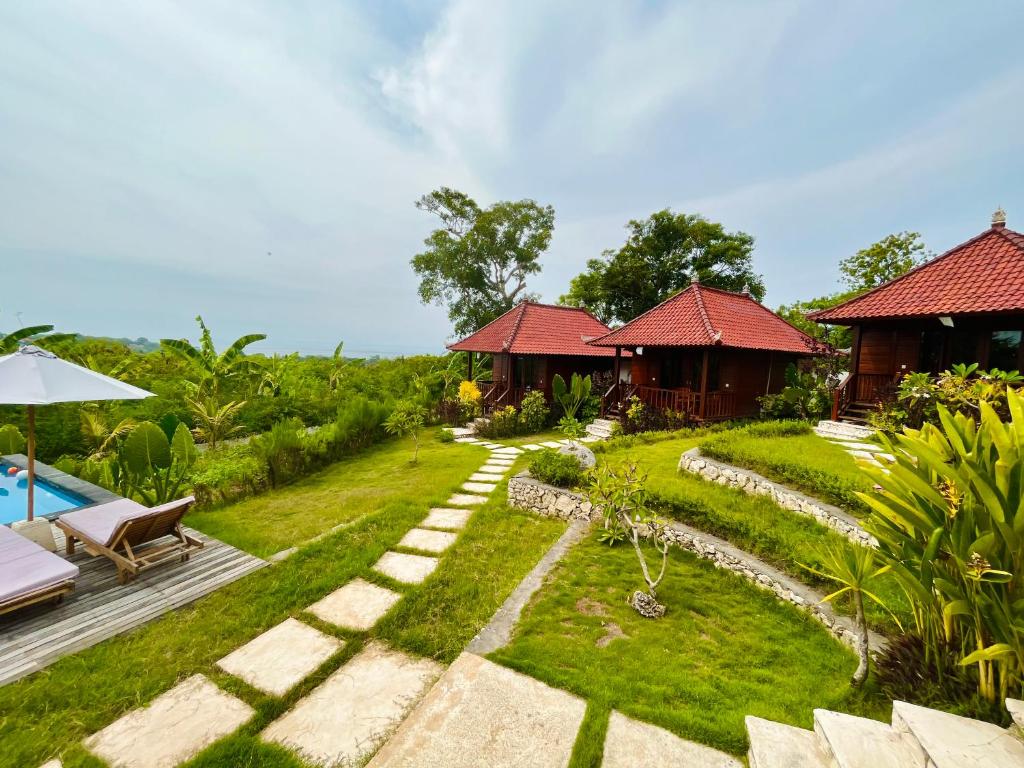 Bazén v ubytování Sunset Hill Lembongan nebo v jeho okolí