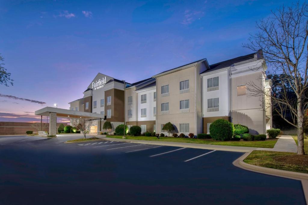 a rendering of a hotel with a parking lot at Fairfield Inn & Suites by Marriott Greenwood in Greenwood