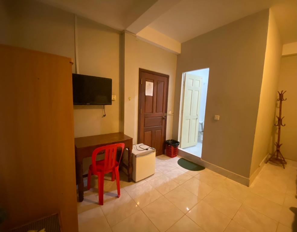 TV a/nebo společenská místnost v ubytování The Grey Guesthouse