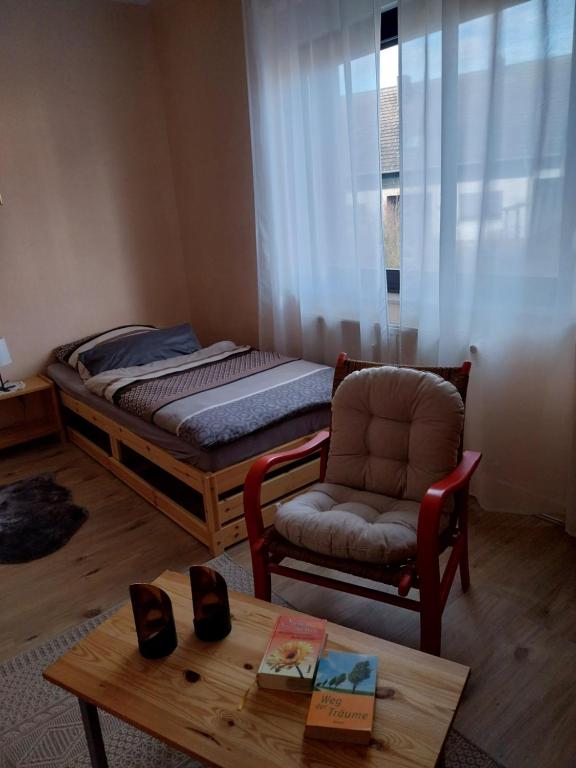 Postel nebo postele na pokoji v ubytování Ferienwohnung Manta